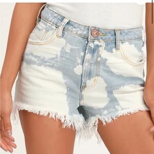 High Waisted One Teaspoon Bonita Sea Drifter- Cutoff Shorts